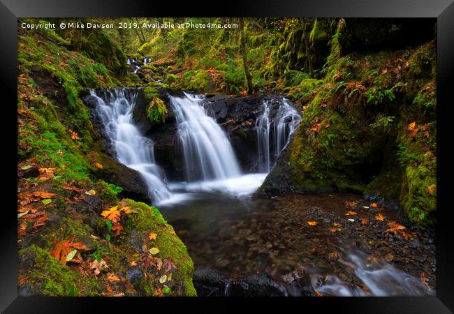 Staircase of Water Framed Print by Mike Dawson