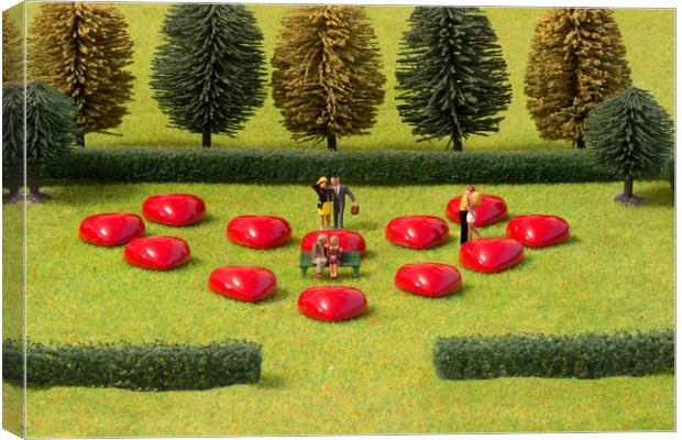 Lovers Garden Canvas Print by Steve Purnell