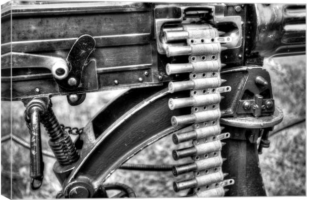 Vickers Machine Gun  Canvas Print by David Pyatt