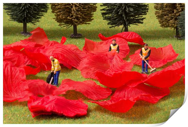 The Rose Petal Collectors 2 Print by Steve Purnell