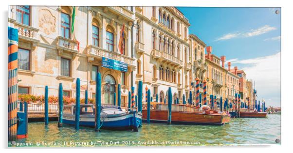 Grand Canal Venice Acrylic by Tylie Duff Photo Art