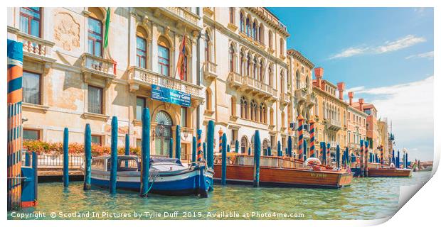 Grand Canal Venice Print by Tylie Duff Photo Art