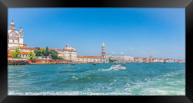 The Giudecca Canal Venice Framed Print by Tylie Duff Photo Art