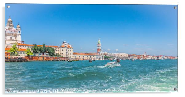 The Giudecca Canal Venice Acrylic by Tylie Duff Photo Art