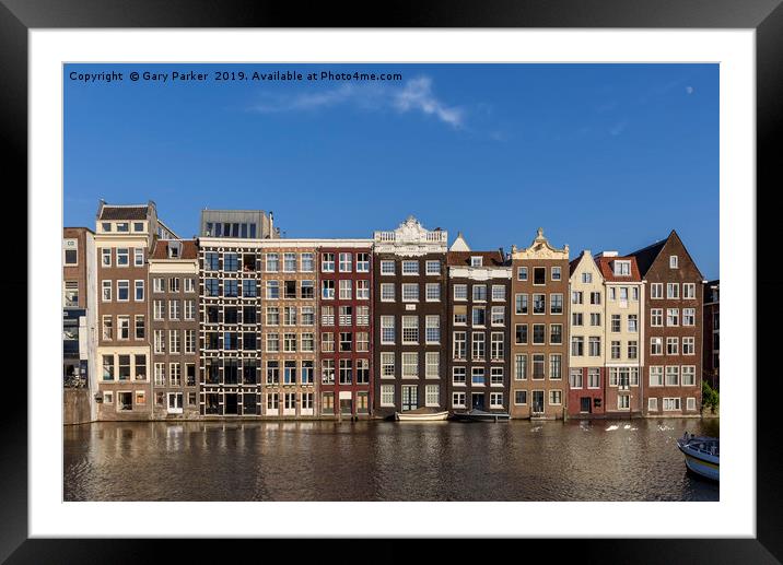 Gingerbread Houses, Amsterdam Framed Mounted Print by Gary Parker