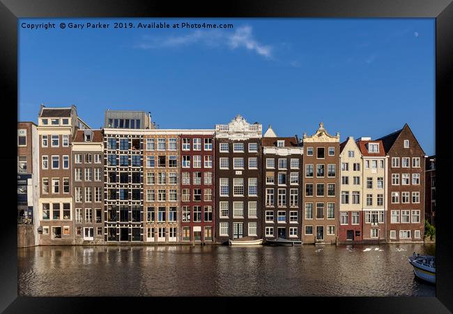 Gingerbread Houses, Amsterdam Framed Print by Gary Parker
