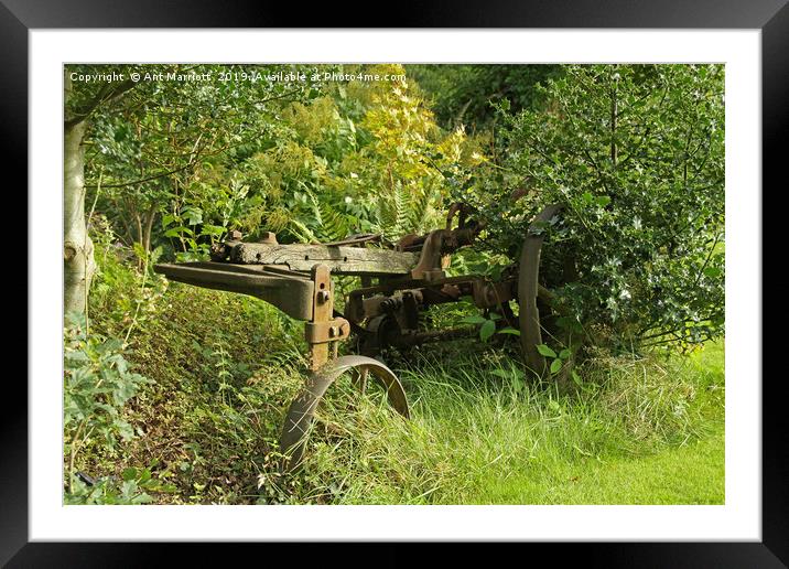 Plough Framed Mounted Print by Ant Marriott