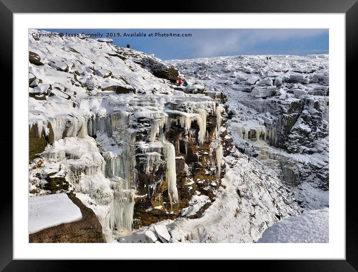 Kinder Downfall Framed Mounted Print by Jason Connolly