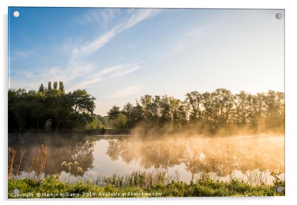 Colwick Country Park Acrylic by Martyn Williams