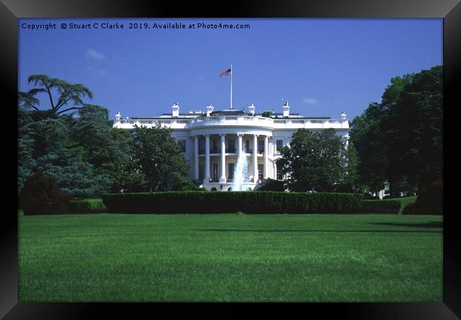 White House, Washington DC, USA Framed Print by Stuart C Clarke