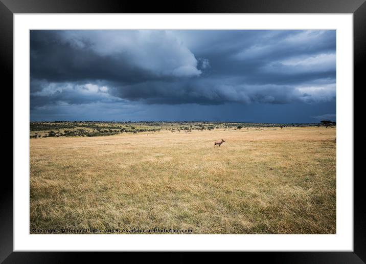 The Rains Are Coming Framed Mounted Print by Dennis Platts