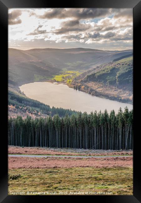 View across the Talybont Reservoir in South Wales Framed Print by KB Photo