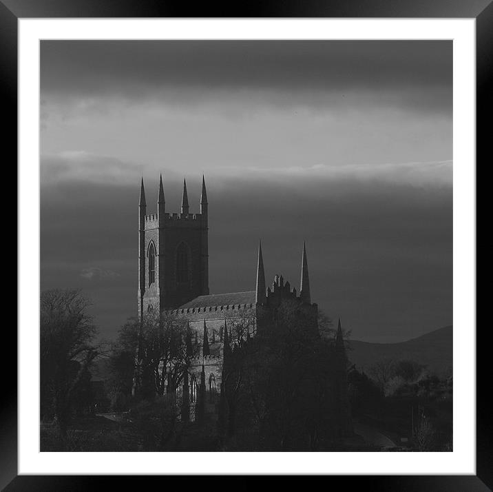 Down Cathedral Framed Mounted Print by pauline morris