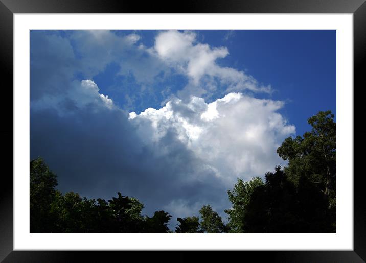 Storm Clouds A'Comin Framed Mounted Print by james balzano, jr.