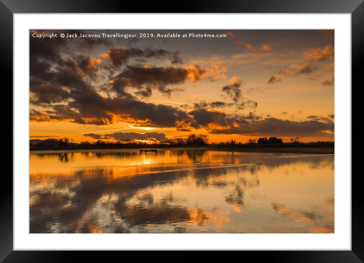 Startops golden sunset Framed Mounted Print by Jack Jacovou Travellingjour