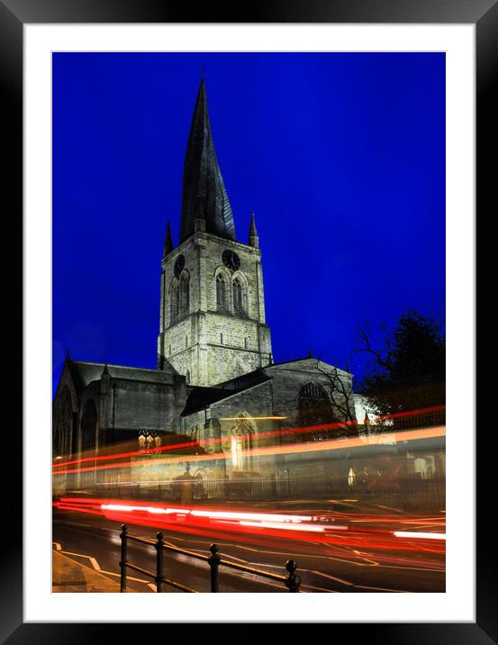 The Crooked Spire  Framed Mounted Print by Michael South Photography