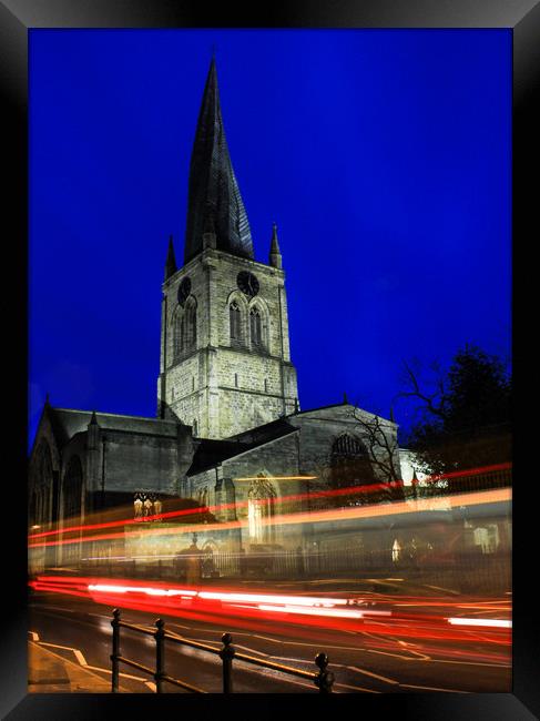 The Crooked Spire  Framed Print by Michael South Photography