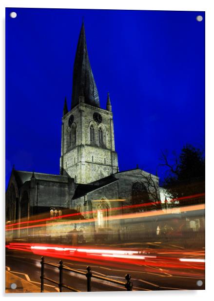 The Crooked Spire  Acrylic by Michael South Photography
