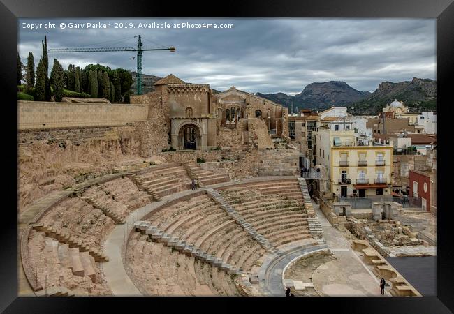 The Roman Theater, Cartagena, Spain Framed Print by Gary Parker