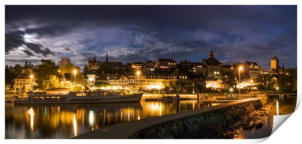 Murten By Night Print by DiFigiano Photography