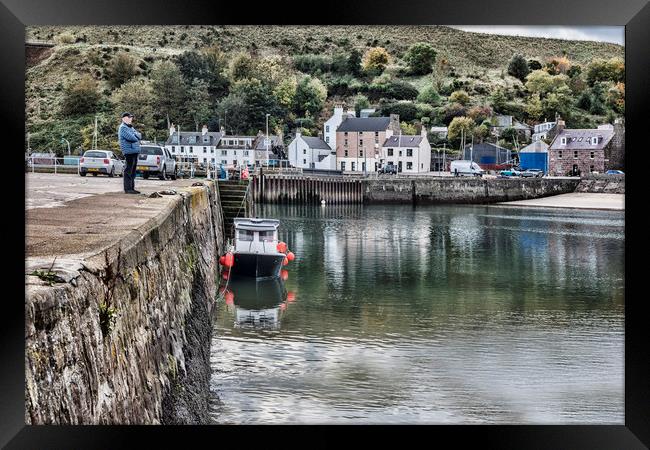 Stonehaven Framed Print by Valerie Paterson