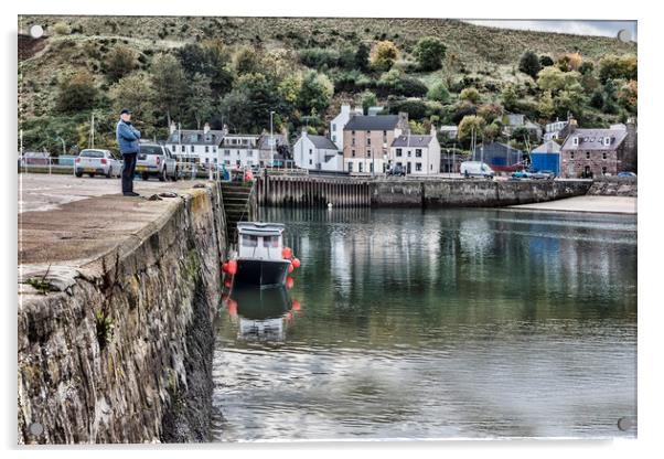 Stonehaven Acrylic by Valerie Paterson