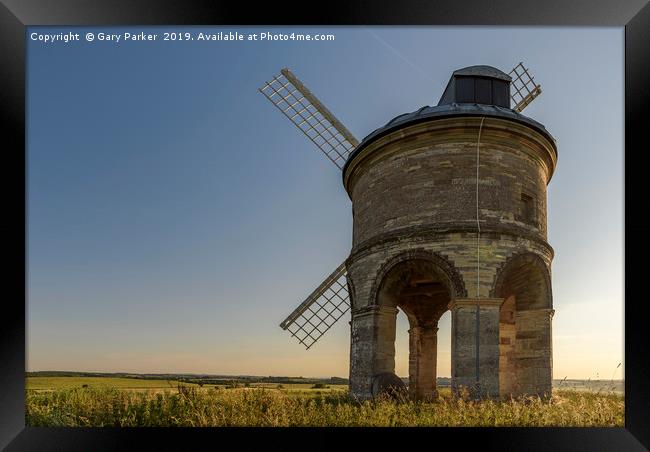 Chesterton Windmill, at sunset Framed Print by Gary Parker