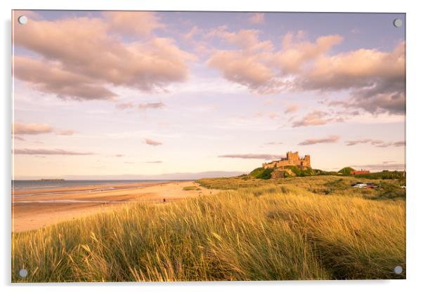 Bamburgh Castle Historic site Acrylic by Naylor's Photography