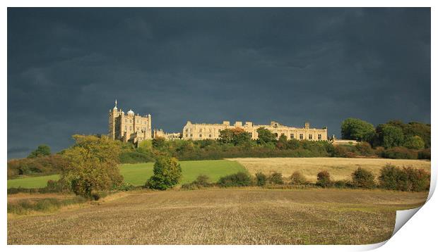 Bolsover Castle Under Stormy Skies  Print by Michael South Photography