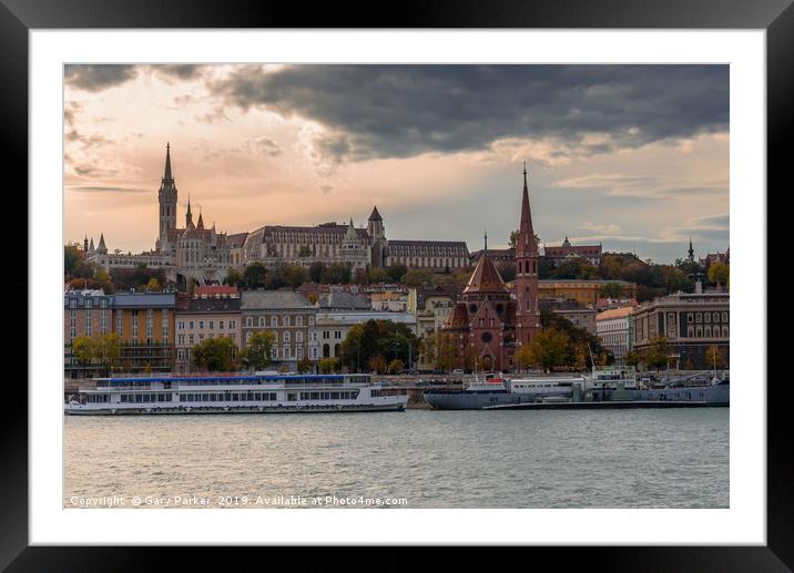 Fisherman's Bastion, Budapest, Hungary Framed Mounted Print by Gary Parker