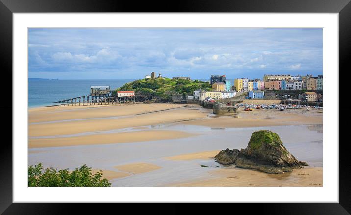 Tenby  Framed Mounted Print by Michael South Photography