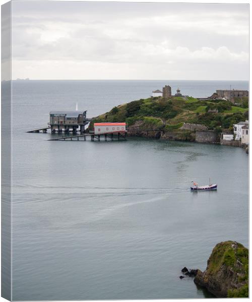 Tenby Canvas Print by Michael South Photography