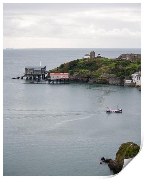 Tenby Print by Michael South Photography