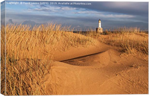 Rattray Lighthouse Canvas Print by David Lewins (LRPS)
