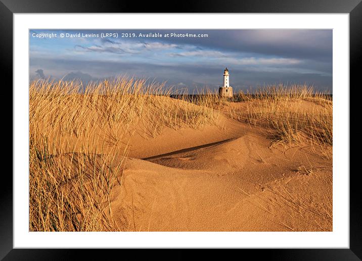 Rattray Lighthouse Framed Mounted Print by David Lewins (LRPS)