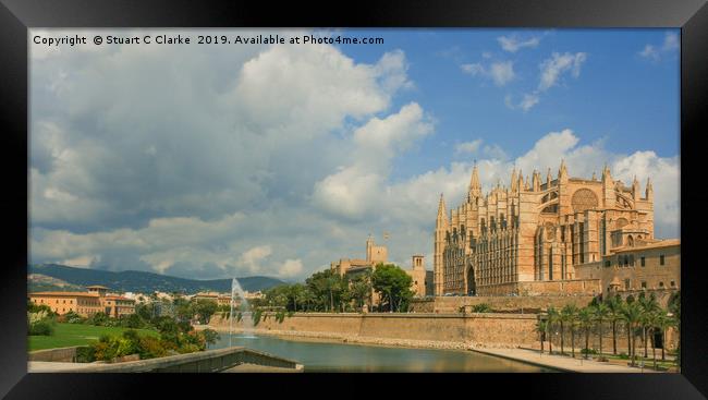 Cathedral of St. Mary of Palma Framed Print by Stuart C Clarke