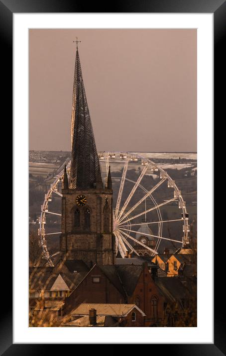 The Crooked Spire and the Eye No2 Framed Mounted Print by Michael South Photography