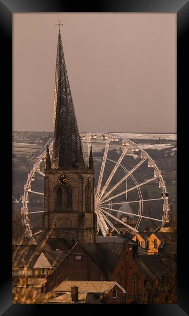 The Crooked Spire and the Eye No2 Framed Print by Michael South Photography