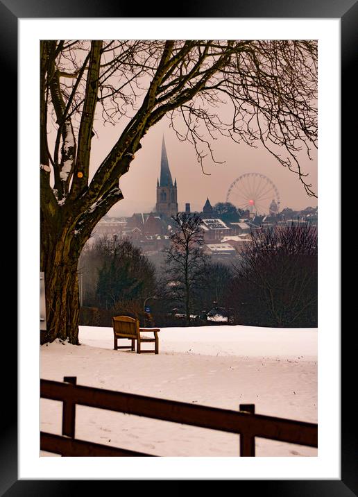 The Crooked Spire and the Eye No3 Framed Mounted Print by Michael South Photography