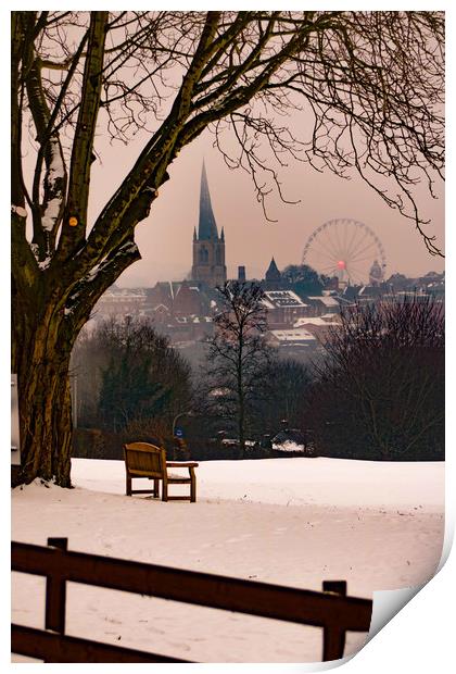 The Crooked Spire and the Eye No3 Print by Michael South Photography