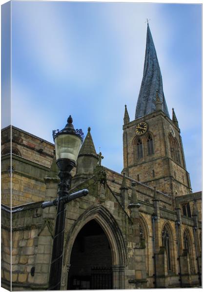 The Crooked Spire  Canvas Print by Michael South Photography