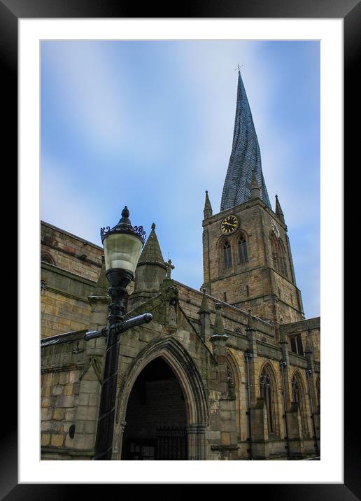 The Crooked Spire  Framed Mounted Print by Michael South Photography