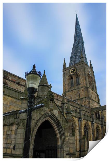The Crooked Spire  Print by Michael South Photography