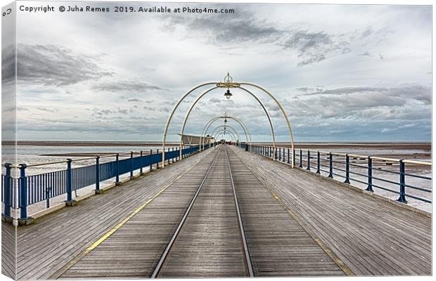 Southport Pier Canvas Print by Juha Remes
