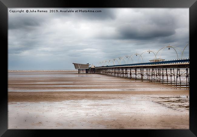 Southport Pier Framed Print by Juha Remes