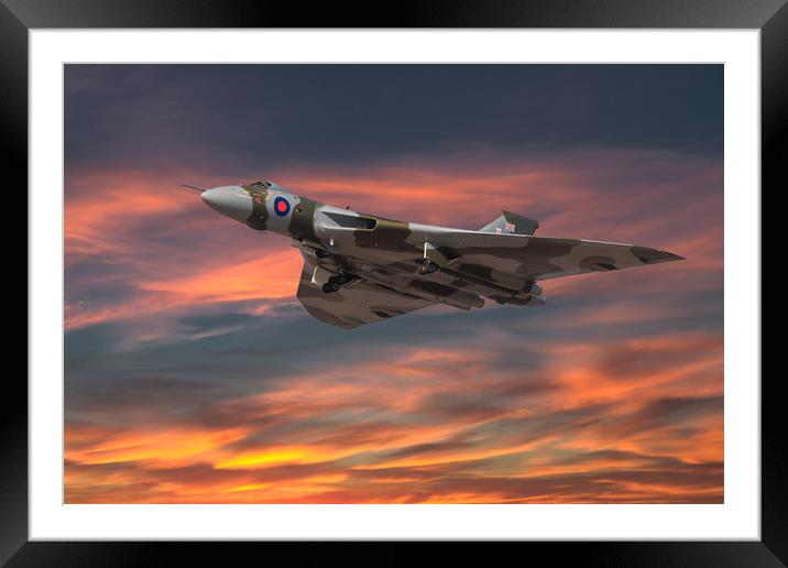 Vulcan_spirit of Great Britain Framed Mounted Print by Rob Lester