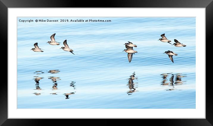 Refllections of Flight Framed Mounted Print by Mike Dawson