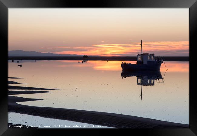 Meols Reflection Framed Print by David Chennell