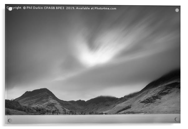 Buttermere Cloudscape Acrylic by Phil Durkin DPAGB BPE4