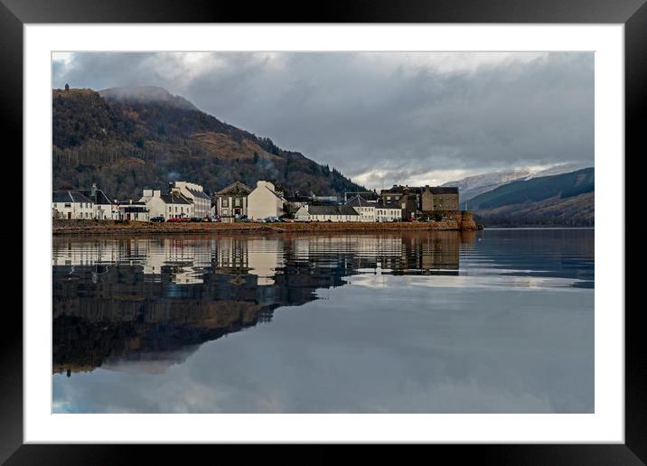 Reflections of Inveraray Framed Mounted Print by Rich Fotografi 